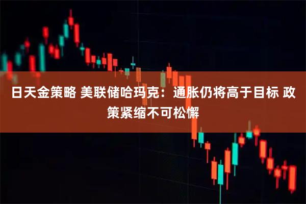 日天金策略 美联储哈玛克：通胀仍将高于目标 政策紧缩不可松懈