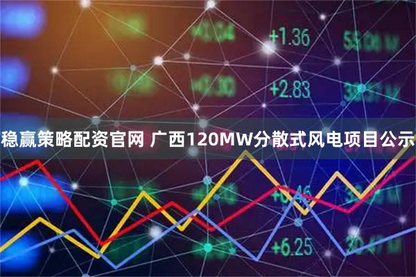 稳赢策略配资官网 广西120MW分散式风电项目公示