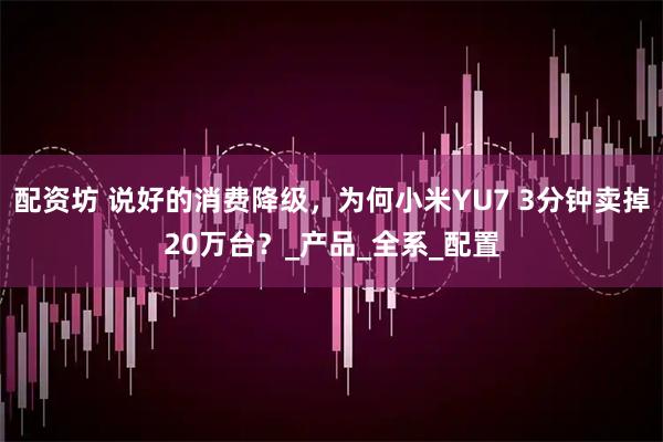 配资坊 说好的消费降级,为何小米YU7 3分钟卖掉20万台?_产品_全系_配置